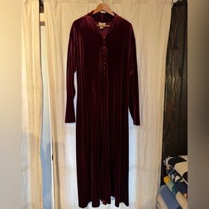 Vintage Coldwater Creek Velvet Maxi